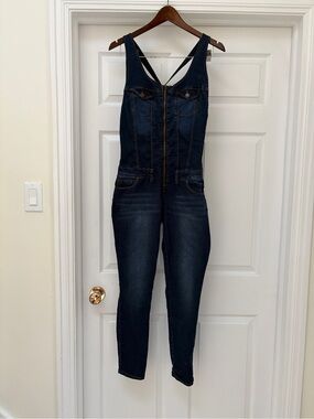 Bluenotes Dark Blue Denim Jumpsuit ladies medium